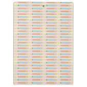 Retro lila Schreibmaschinen-Mitte- des Klemmbrett (Rückseite)