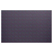 Retro lila Türkis-Blumenbatik Stoff (Yard (91,4 cm))