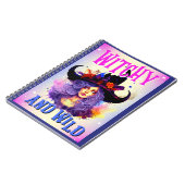 Retro Lila Witchy _ Halloween Notizblock (Linke Seite)