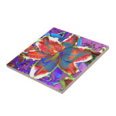 Retro Lily Fliese (Seite)