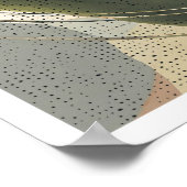 Retro Lily of the Valley Mai Geburtsmonat Blume Poster (Ecke)