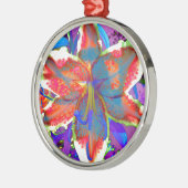 Retro Lily Ornament Aus Metall (Links)