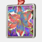 Retro Lily Ornament Aus Metall (Links)