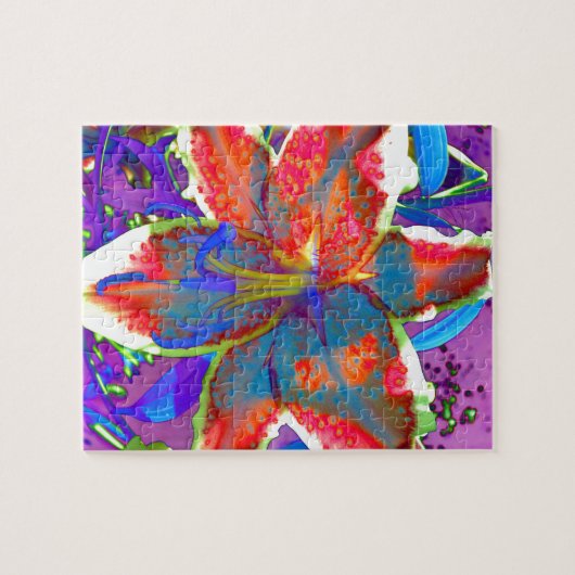 Retro Lily Puzzle (Horizontal)