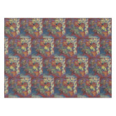 Retro Lily Tapestry Tischdecke (Vorderseite (Horizontal))