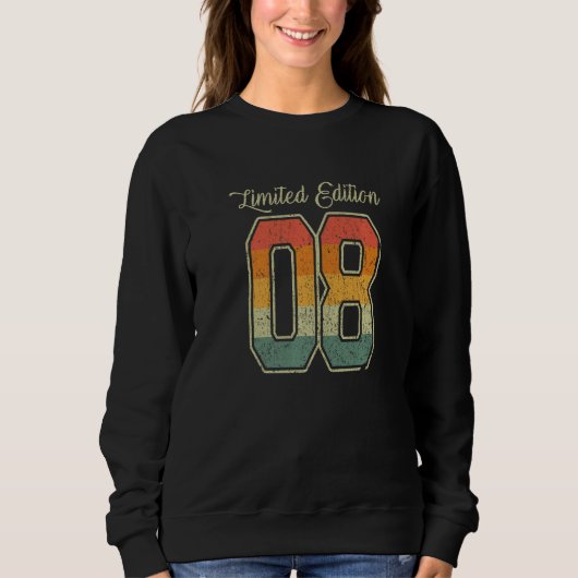 Retro Limited Edition 08 Vintag 2008 Sweatshirt (Vorderseite)
