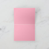 Retro Limon Polka Dot Danke Karte (Innenseite)