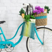 Retro Limon und Aqua "Surfboard" Strickte Tasche