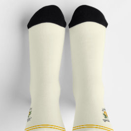 Retro Limoncello Spaß Cocktail Lover Geschenk Gelb Socken