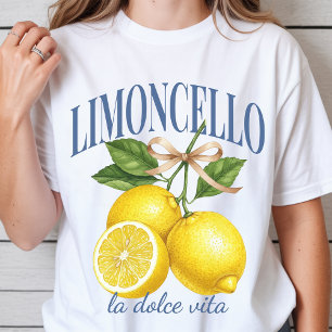Retro Limoncello Zitronen Sommer Shirt, Sommer Vib T-Shirt