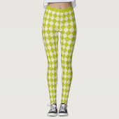 Retro-Limones Diamantmuster Leggings (Vorderseite)