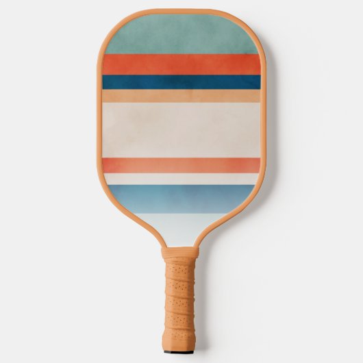 Retro Lines Pickleball Paddle (Rückseite)