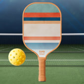 Retro Lines Pickleball Paddle