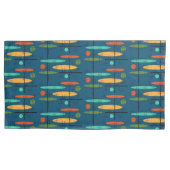 Retro-Linien Kissenbezug (Vorderseite-Links)