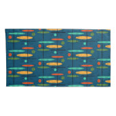 Retro-Linien Kissenbezug (Rückseite-Rechts)