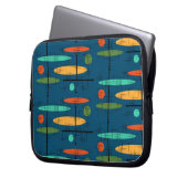 Retro-Linien Laptopschutzhülle (Vorderseite Links)