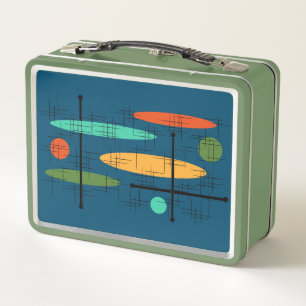 Retro-Linien Metall Brotdose