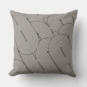 Retro-Linien-Muster-Kissen Kissen