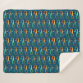 Retro-Linien Sherpadecke (Vorderseite (Horizontal))