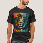 Retro Lion Face T-Shirt (Vorderseite)