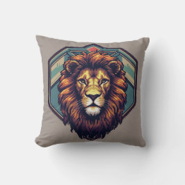 Retro Lion Kissen