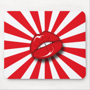 RETRO LIPPEN MOUSEPAD