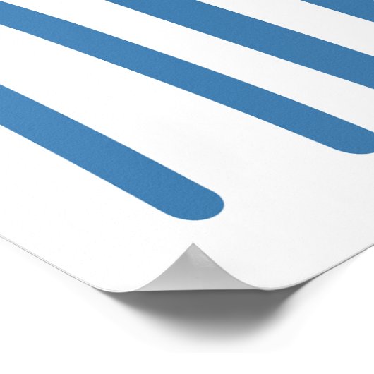 Retro Lippen Poster (Ecke)