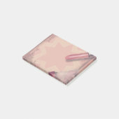 Retro-Lipstick Post-it Klebezettel (angewinkelt)