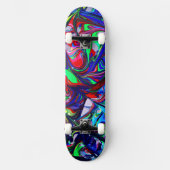 Retro Liquid Skateboard (Vorderseite)