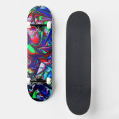 Retro Liquid Skateboard (Vorderseite)