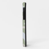 Retro Liquid Swirl Abstraktes Muster in Sage Green Case-Mate iPhone Hülle (Hinten/Links)
