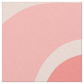 Retro Liquid Swirl Abstraktes Muster Pink Blush Stoff (Nahaufnahme)