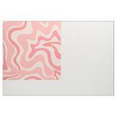 Retro Liquid Swirl Abstraktes Muster Pink Blush Stoff (Yard (91,4 cm))