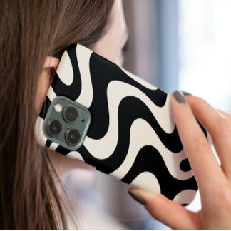 Retro Liquid Swirl Abstraktes Muster Telefongehäus Case-Mate iPhone Hülle