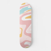 Retro Liquid Swirl Glam #1 #retro #decor #art Skateboard (Vorderseite)