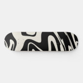 Retro Liquid Swirl Glam #2 #retro #decor #art Skateboard (Horizontal)