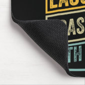 Retro Live Lagh Toaster Bath Skeletto Funny Hallo Mousepad (Ecke)