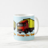 Retro-LKW 2 Kaffeetasse (VorderseiteRechts)