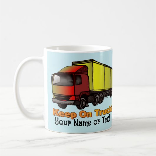 Retro-LKW 2 Kaffeetasse (Links)