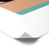 Retro-LKW-Druck in Pastellfarben | Transport Poster (Ecke)