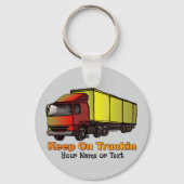 Retro-LKW-Schlüsselanhänger Schlüsselanhänger (Vorderseite)