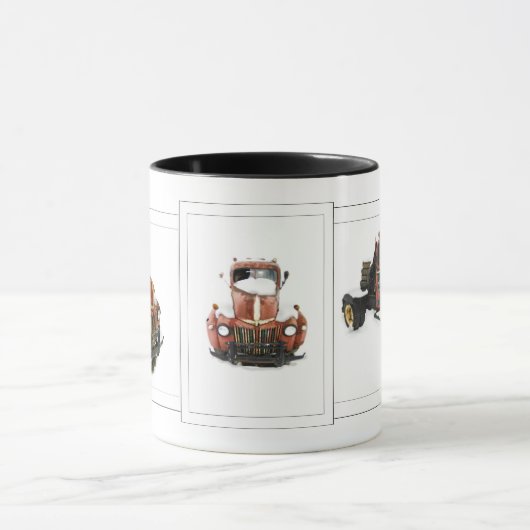 Retro LKW-Tasse Tasse (Zentrum)