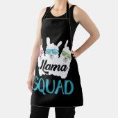 Retro Llama Niedlich Llama Squad der 80er Jahre Schürze (InSitu)