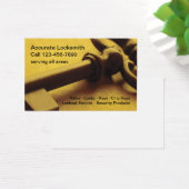 Retro Locksmith Theme Business Cards (Schreibtisch)
