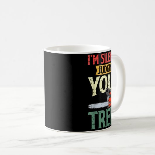 Retro Logger Lumberjack Arborist Dad Apparel Co. S Kaffeetasse (VorderseiteRechts)