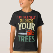 Retro Logger Lumberjack Arborist Dad Apparel Co. S T-Shirt (Vorderseite)
