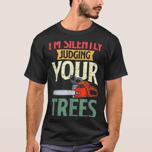 Retro Logger Lumberjack Arborist Dad Apparel Co. S T-Shirt (Vorderseite)