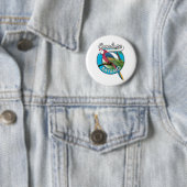Retro-Logo auf Hawaii entdecken Button (Beispiel)