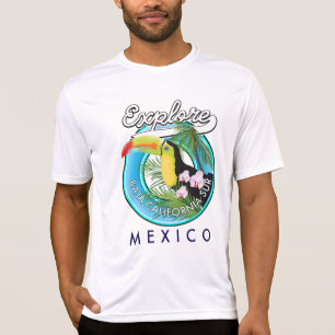 Retro-Logo Baja California Sur Mexiko T-Shirt