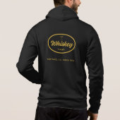 Retro-Logo der Whiskey-Lane Hoodie (Rückseite)